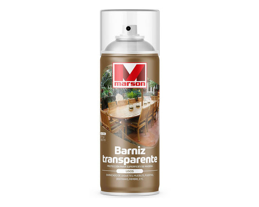 MARSON Aerosol Barniz Transparente: fotografía original referencial Transparente Formato por confirmar