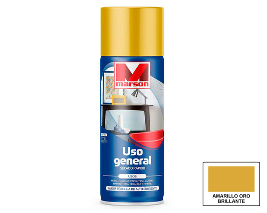 MARSON Aerosol Secado Rápido Uso General: fotografía original referencial Amarillo oro Formato por confirmar