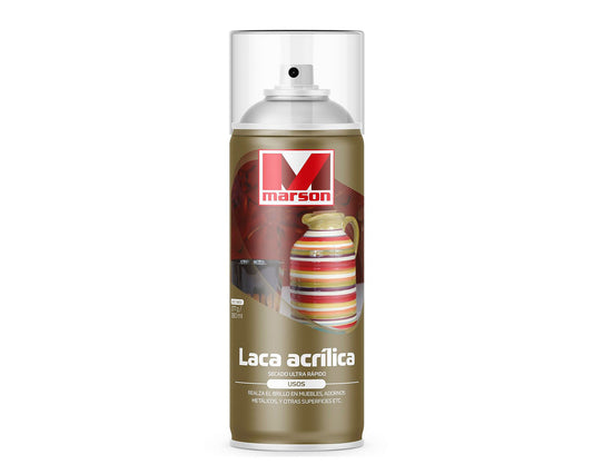 MARSON Laca Acrílica en Aerosol: fotografía original referencial Transparente Formato por confirmar