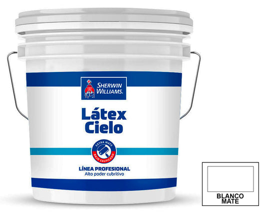 Sherwin-Williams Látex Cielo Línea Profesional: fotografía original referencial Blanco Tineta