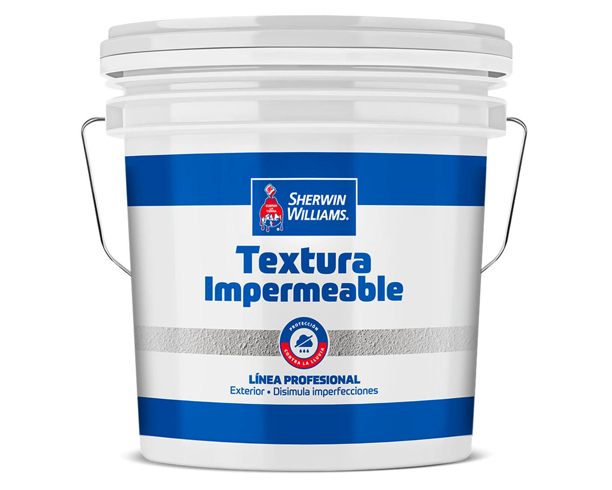 Sherwin-Williams Textura Impermeable Línea Profesional: fotografía original referencial Blanco Tineta