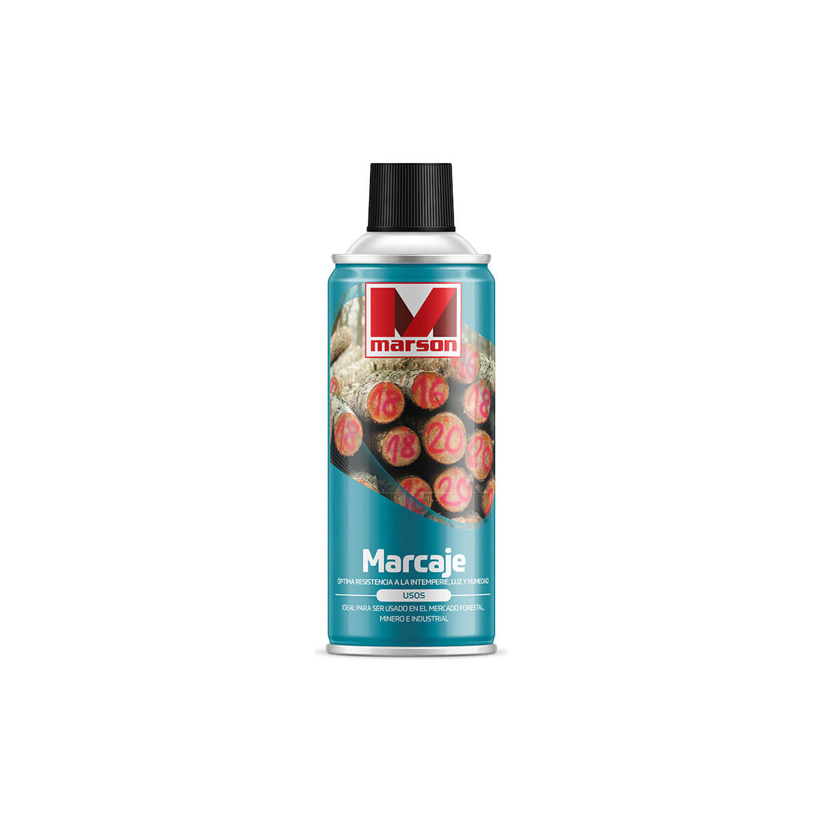 MARSON Aerosol para Marcaje - fotografía referencial de la familia sobre fondo blanco