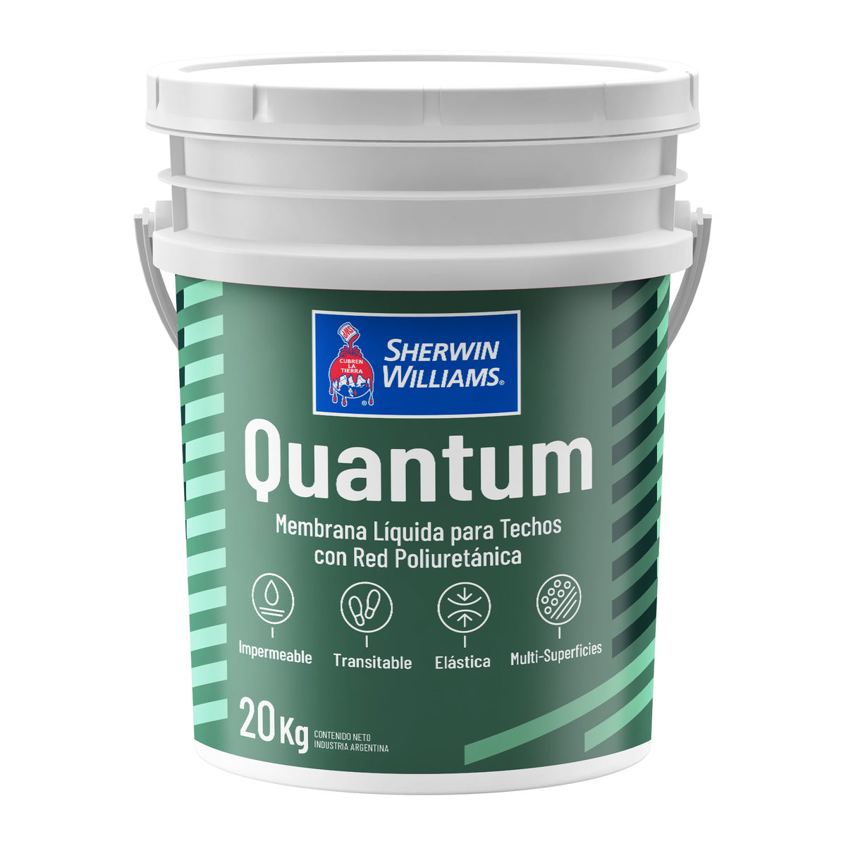 Sherwin-Williams Quantum Membrana Líquida - fotografía referencial de la familia sobre fondo blanco