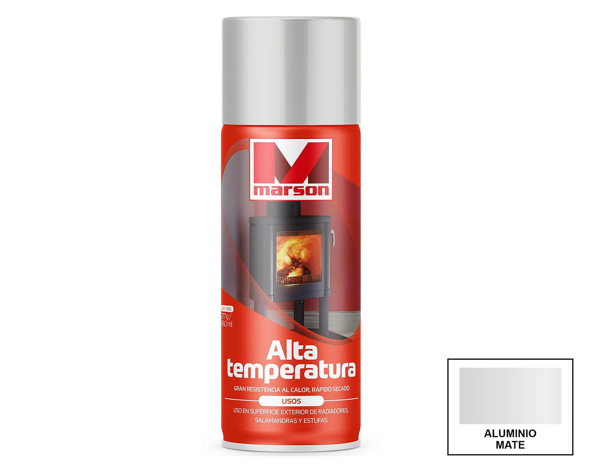 MARSON Aerosol Alta Temperatura: fotografía original referencial Aluminio Formato por confirmar