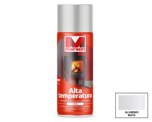 MARSON Aerosol Alta Temperatura: fotografía original referencial Aluminio Formato por confirmar