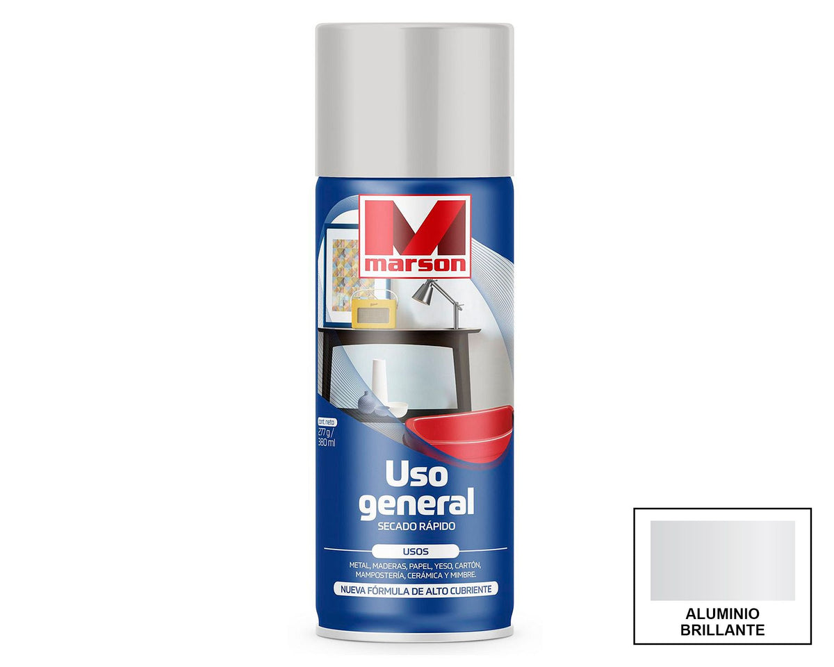 MARSON Aerosol Secado Rápido Uso General: fotografía original referencial Aluminio Formato por confirmar
