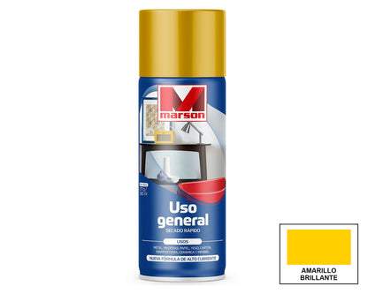 MARSON Aerosol Secado Rápido Uso General: fotografía original referencial Amarillo Formato por confirmar