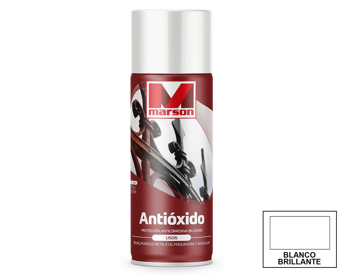 MARSON Aerosol Antióxido: fotografía original referencial Blanco 485 ml