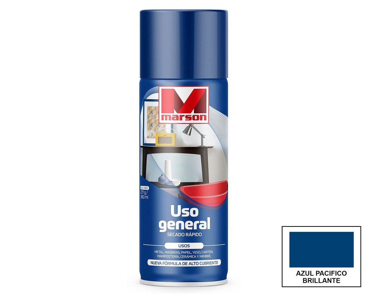 MARSON Aerosol Secado Rápido Uso General: fotografía original referencial Azul Pacífico Formato por confirmar
