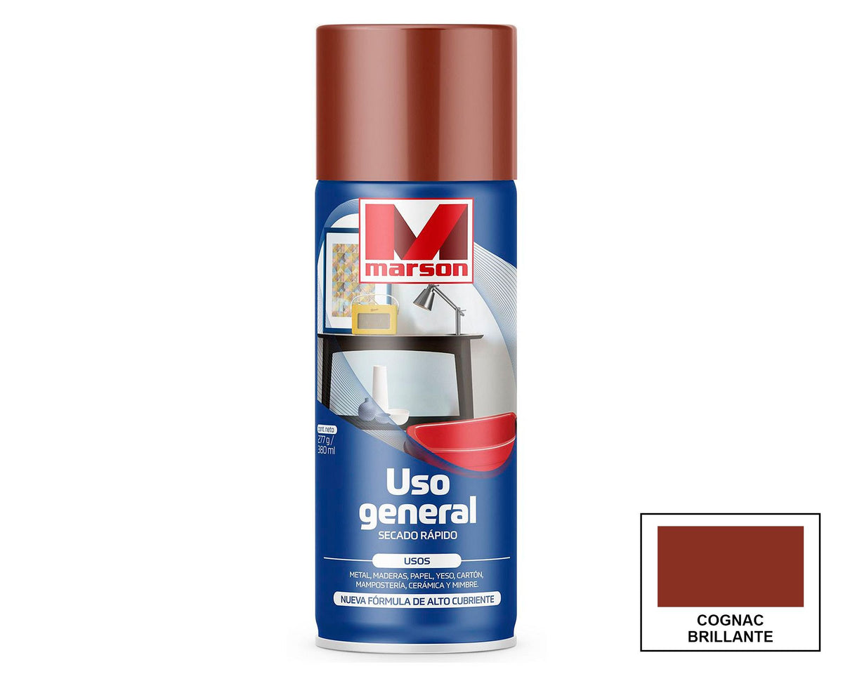 MARSON Aerosol Secado Rápido Uso General: fotografía original referencial Cognac Formato por confirmar