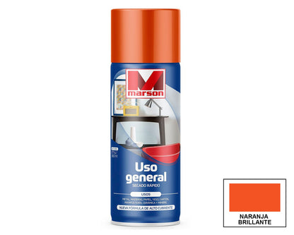 MARSON Aerosol Secado Rápido Uso General: fotografía original referencial Naranjo Formato por confirmar