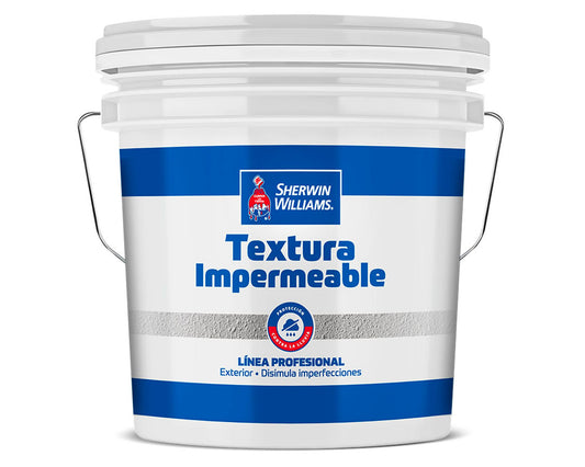 Sherwin-Williams Textura Impermeable Línea Profesional: fotografía original referencial Blanco Tineta