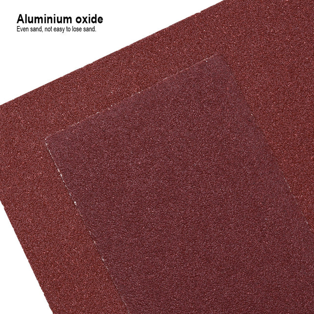 50 piezas 230 × 280 mm × 80# lija tela oxido de aluminio