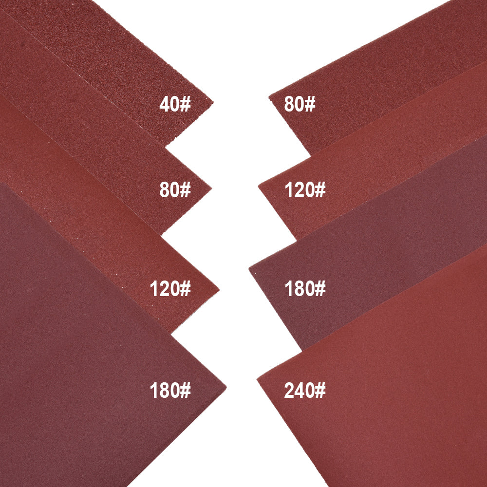 50 piezas 230 × 280 mm × 40# lija tela oxido de aluminio - SKU 611973 - fotografía original del proveedor, referencial de familia