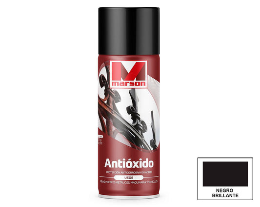 MARSON Aerosol Antióxido: fotografía original referencial Negro Formato por confirmar