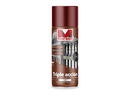 MARSON Aerosol Triple Acción Metal: fotografía original referencial Rojo 485 ml