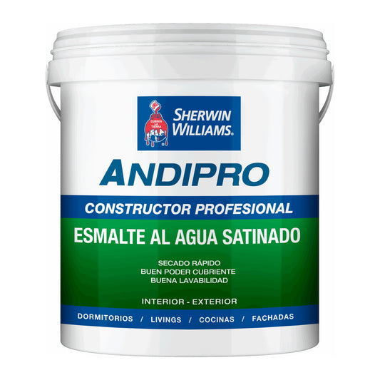 Sherwin-Williams Esmalte al Agua AndiPro Satinado - fotografía referencial de la familia sobre fondo blanco