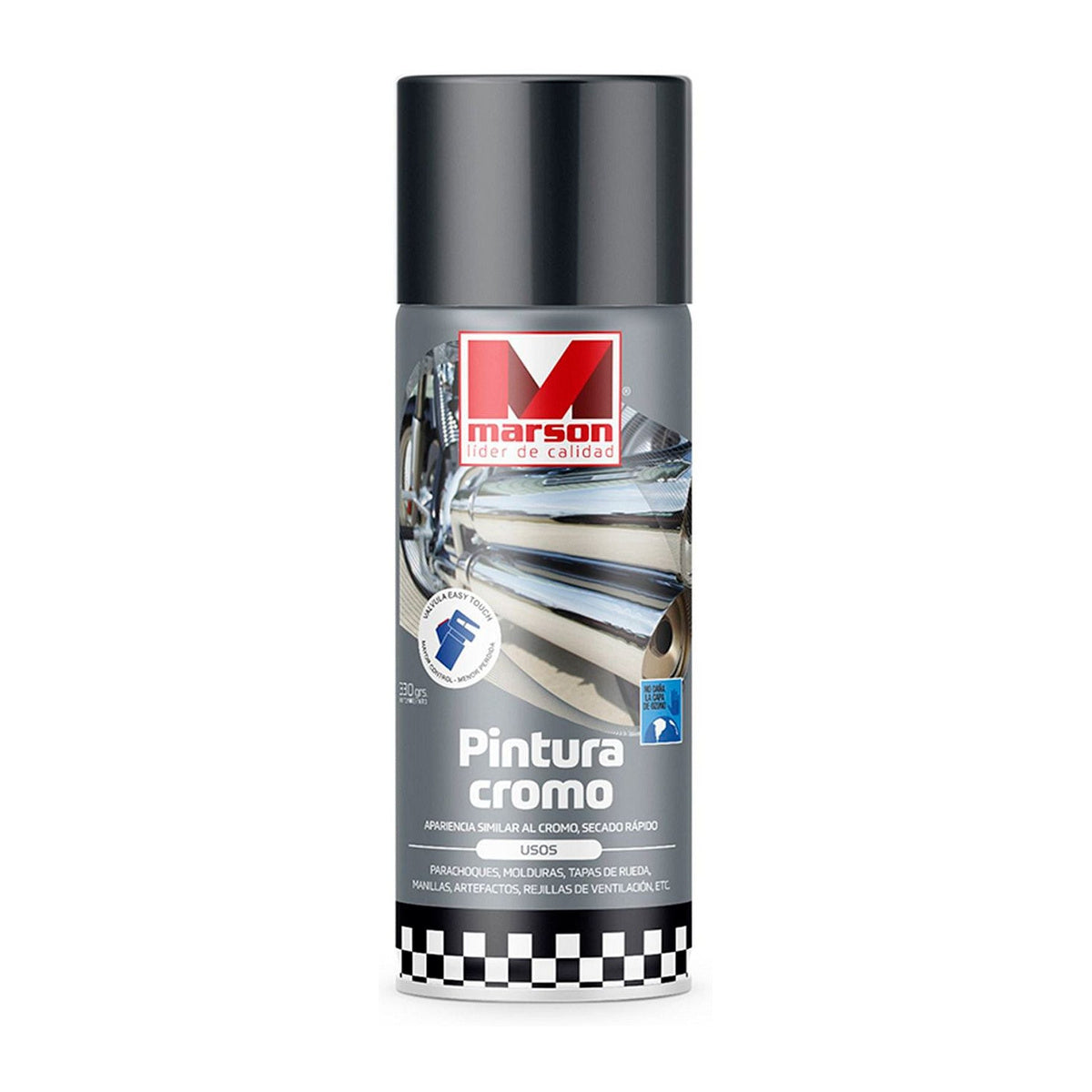 MARSON Aerosol Cromo - envase original sobre fondo blanco