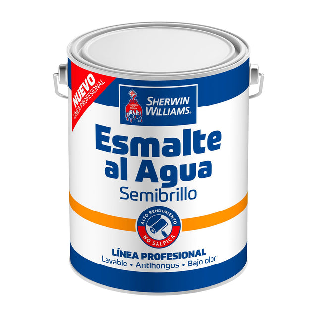 Sherwin-Williams Esmalte al Agua Semibrillo Línea Profesional