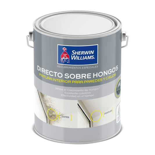 Sherwin-Williams Directo sobre Hongos - envase original sobre fondo blanco