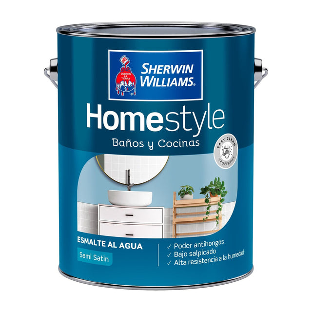 Sherwin-Williams HomeStyle Baños y Cocinas Semi Satín