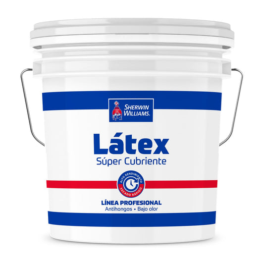 Sherwin-Williams Látex Súper Cubriente Línea Profesional - envase original sobre fondo blanco