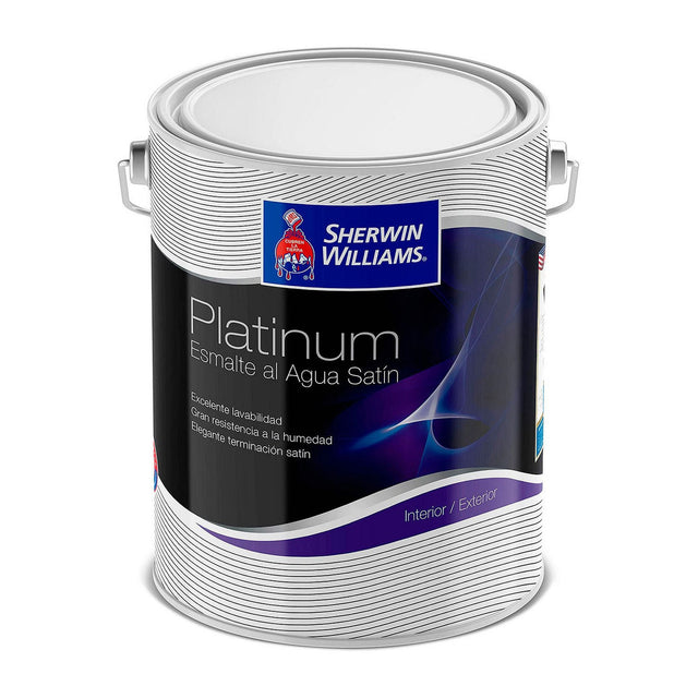 Sherwin-Williams Esmalte al Agua Platinum Satín