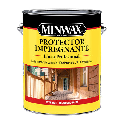 MINWAX Protector Impregnante Tradicional Incoloro - envase original sobre fondo blanco